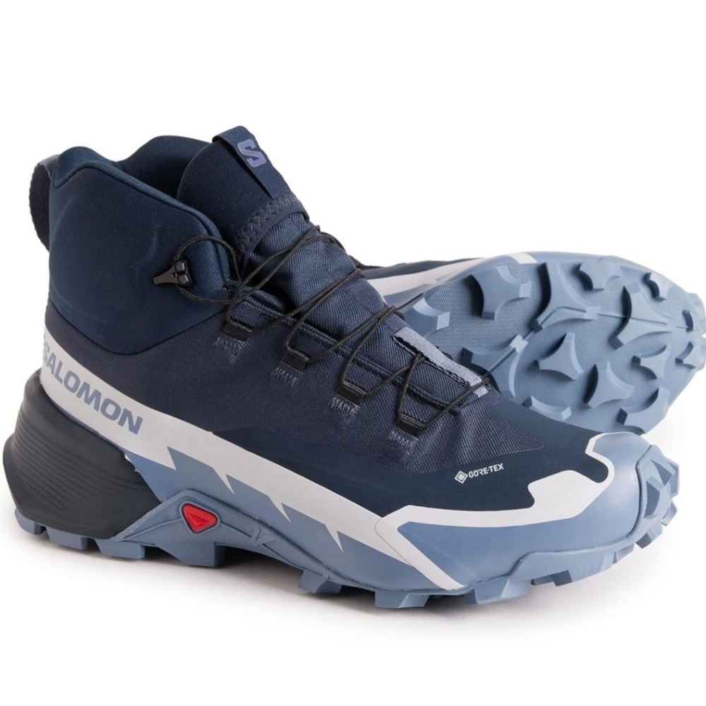 Salomon Cross Hike Mid GTX 2 Navy And Light Blue.  8.5.